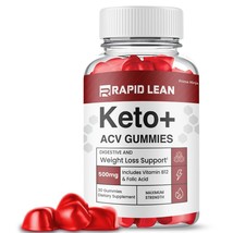 Rapid Lean Keto ACV Gummies, Official Rapid Lean Max Strength Gummies (1 Pack) - $18.32