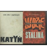 Polish Language Books &quot;KATYN&quot; &amp; LUDZIE STLINA By Roj A. Miedwiediew Soft... - £24.03 GBP