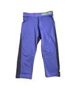 Nike Pro Cropped Pant Purple Black Size Small - £17.24 GBP