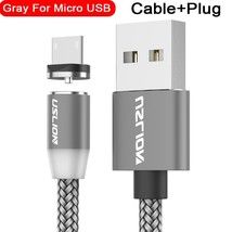 Uslion Led Magnetic Usb Cable Fast Charging Usb Type C Phone Cable Magnet Charge - £6.39 GBP