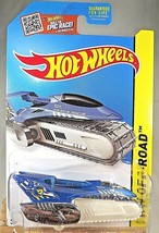 2015 Hot Wheels Treasure Hunt #106 HW Off-Road/Ice Mountain TREAD AIR Blue/White - £7.04 GBP