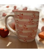 Sanrio Hello Kitty Ceramic 25oz Mug Oversized Pink White Strawberry  Mil... - $323.42 MXN