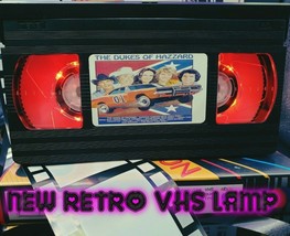 Retro VHS Lamp,The Dukes of Hazard ,Night Light Stunning Collectable.Top Item - £14.93 GBP