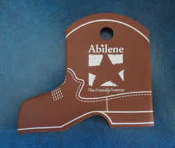 Vintage (1980&#39;s) Abilene Texas Handmade Boot Neckerchief Slide Boy Scouts Bsa - £3.88 GBP