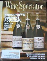 Wine Spectator Burgundy&#39;s Domaine Rousseau Alsace Spring Recipes May 31,... - $19.99