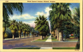 Phoenix AZ-Arizona, North Central Avenue Vintage Postcard (C8) - £4.65 GBP