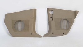 BMW E32 Parchment Tan Front Lower Kick Panels Speaker Covers Beige 1991-1994 OEM - $34.65