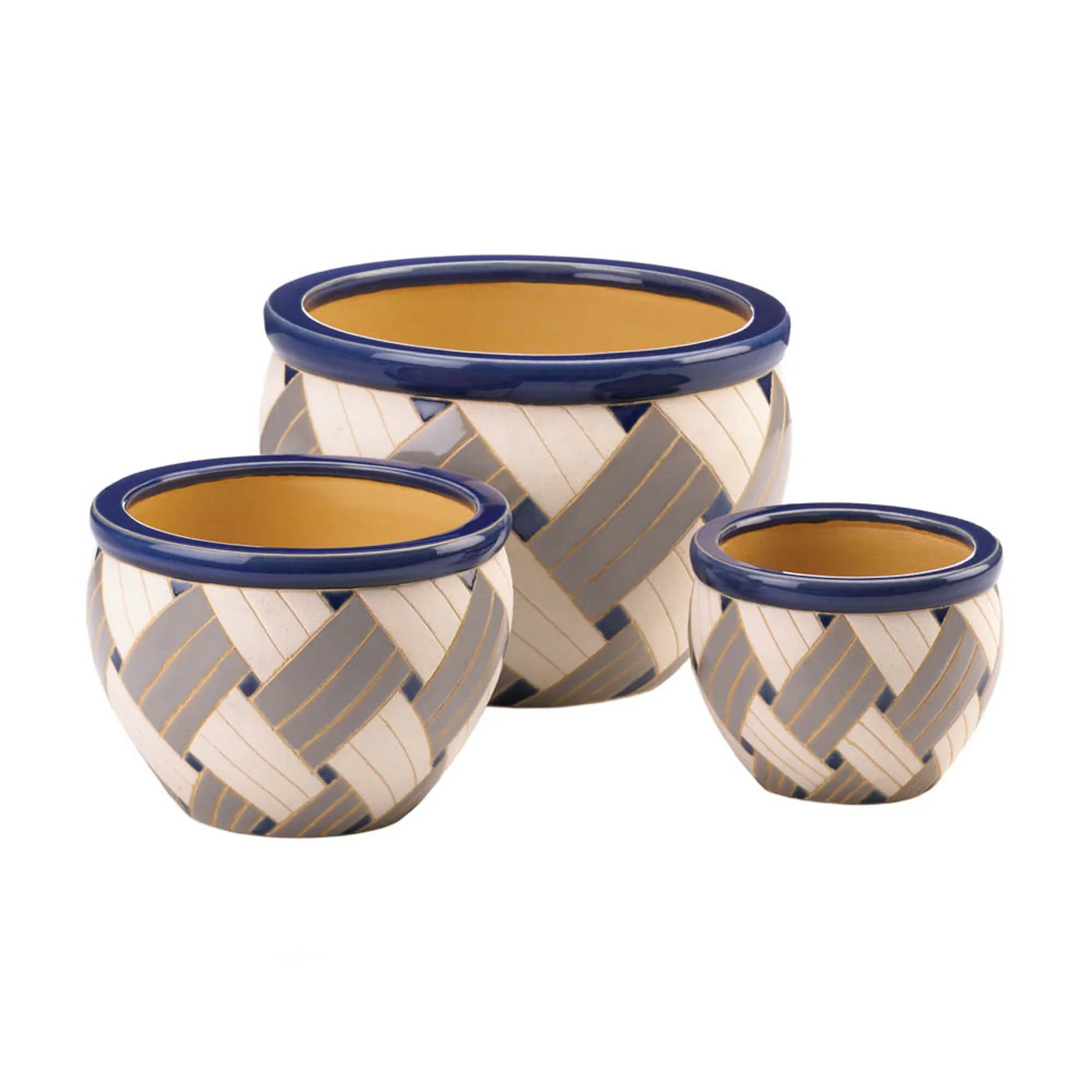 Geo Print Planter Trio - $52.95
