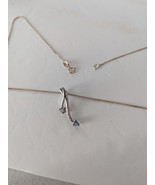 CLEARANCE Tanzanite  Necklace SS 925 Trillion  - $43.76 CAD