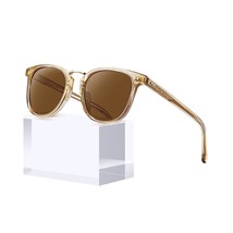 Small Polarized Sunglasses For Women Hand-Crafted Acetate Frame Metal Bridge Eye - £34.79 GBP