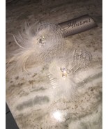 Illusions Bridal Net Embellished Feather Brooch-Brand New-SHIPS N 24 HOURS - €60,50 EUR