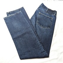 Men&#39;s Jeans Vintage Eddie Bauer Straight Fit Blue Jeans 36 - £15.18 GBP