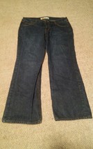 Womens ROute 66 Low Rise Boot Sut Jeans Size 16S Denim - $21.99