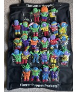 Letter People Finger Puppet Alphabet w/ Display Pockets (MISSING LETTER A) - $495.00