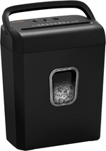 6-Sheet Micro-Cut Paper Shredder, P-4 High-Security for Home &amp; Small Office Use, - £44.45 GBP