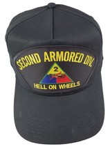 Second Armored Division Veteran HAT 2 with Hell ON Wheels and 2ND Armor Crest Ca - £13.52 GBP