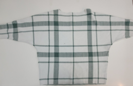 Womens Adrienne Vittadini Shirt Size XL White Plaid Sleeve - £7.31 GBP