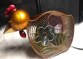 Deco Breeze Chicken Chick Fan Decorative One Speed Electric 8” Tall WORKS - $58.41