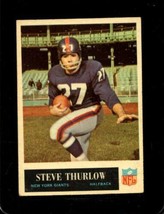1965 Philadelphia #123 Steve Thurlow Vg+ Ny Giants *X59604 - £3.12 GBP
