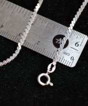 sterling silver chain bracelet, simple silver bracelet, sterling silver, V209 - £16.06 GBP