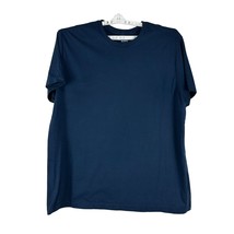 George Men&#39;s Crew Neck Short Sleeved T-Shirt Size 2XL Blue - $13.10