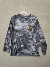Realtree Performance Reversible Fishing Shirt Mens XL Gray Camo UPF 30 NEW - $24.62