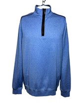Cremieux Classics Pullover Men&#39;s M Medium Blue Supima Cotton Casual Trav... - $20.80