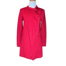 CAbi Style #3546 Red Square Celebration Jacket Women’s Small Houndstooth... - $22.10