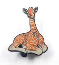 Giraffe Natural Bridge Wildlife Ranch Texas Enamel Animal Lapel Pin Souvenir - $12.99