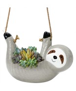 Sloth Hanging Plant Holder, Indoor Succulent Pot Planter, Modern Flower ... - €36,02 EUR