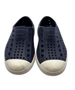 Native Jefferson Kids Rubber Shoes Size C7 Blue &amp; White - $23.88 CAD