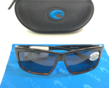 Costa Sunglasses Cut UT 52 Coconut Fade Black Brown Frame Gray 580P Lenses - $116.66