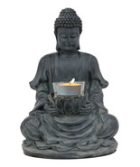 Ebros Meditating Buddha Shakyamuni On Lotus Seat Tea Light Votive Candle... - $714.13 MXN