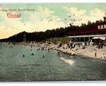 Crowd of Bathers Euclid Beach Cleveland Ohio OH DB Postcard U23 - $3.91