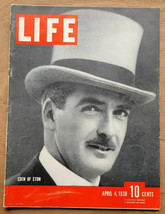 Life Magazine April 4, 1938 Snow White - The Circus - Elton College 524 - £5.42 GBP