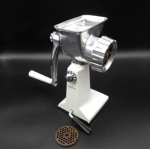 Rival Grind-o-Mat 303 Vintage Meat Grinder Food Chopper Grind-O-Matic White - $16.82