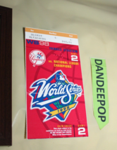 Vintage World Series 1998 Baseball Game 2 Ticket Stub Bleacher 39 NY Yankees - £38.94 GBP