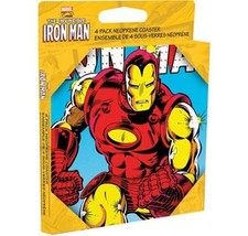 Marvel Comics Iron Man Comic Art Images Set of 4 Neoprene Coasters, NEW ... - £10.00 GBP