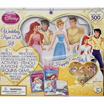 Disney Princess Wedding Paper Dolls &amp; Activities Stencils Beads etc NEW - £30.55 GBP
