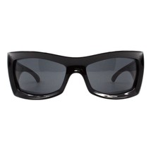 Shield Rectangular Sunglasses Super Oversized Thick Wrap Around UV400 - £11.94 GBP