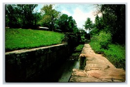 Triple Locks Roscoe Village Coshocton Ohio OH Civil War UNP Chrome Postcard P17 - £2.30 GBP