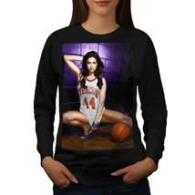 Basketball Girl Hot Sexy Jumper Sexy Young Woman Women Sweatshirt - £15.21 GBP