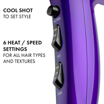  Hot Tools Turbo Ceramic Ionic Dryer Purple (HT7007CRM)  image 3