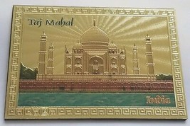India Taj Mahal Symbol of Love Monument Fridge Magnet  Souvenir Collectible Z - £8.19 GBP