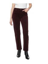 Buffalo Womens Pants Dark Red Corduroy Straight Leg Stretch 5-Pocket Bel... - $42.99
