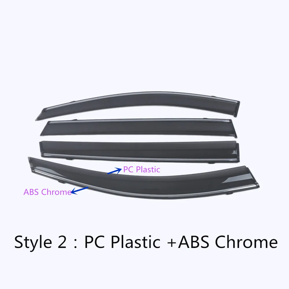 Car Body Styling Sticker Plastic Window Gl Wind  Rain/ Guard Vent Parts For  COR - £144.39 GBP