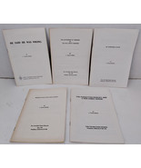 J. Vernon Mcgee Thru The Bible Radio Network Lot of 5 Booklets/Pamphlets... - $69.99