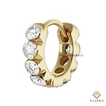 Sarah 14K Yellow Gold with Lab grown Diamond invisible setting Eternity ... - $3,715.68 MXN