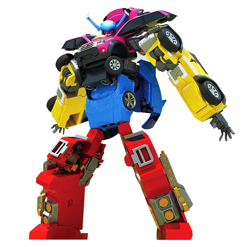 4 IN 1 Mini Force Transformation Robot Toys Action Figures MiniForce X - £151.00 GBP
