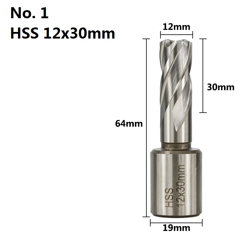 XCAN 1pc 12-42mm High Speed Steel  Core Drill Bit Annular Cutter  Drill Bit Hole - £227.34 GBP